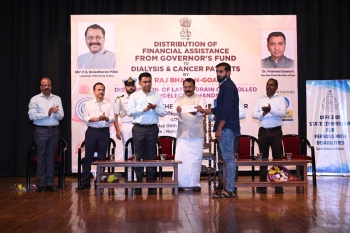 Guv distributes financial aid to needy