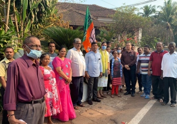 BJP Curtorim Mandal marks party’s foundation day