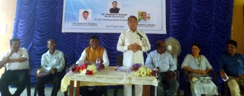 Foundation stone for 2 open-type Bhandaras laid in Canacona