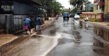 Chemical spills on road as tank explodes at factory in Tivim