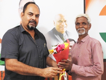 Govt should provide better facilities for living: Curtorim Sr citizen on felicitation