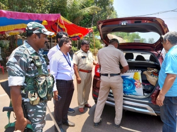 Ahead of polls, Karnataka intensifies checks at Polem, Majali checkposts