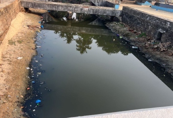 Sewage contamination, waste dumping hits Colva creek again