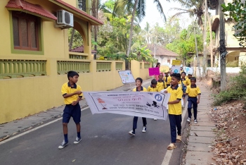 Azossim-Mandur VP holds awareness rally on cleanliness