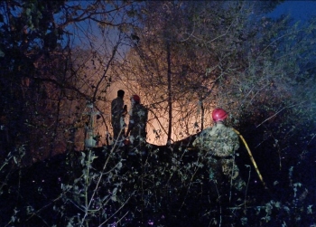 Firefighters put out fire at Talpona