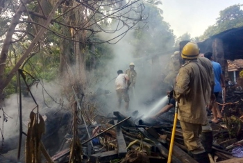 Carpentry godown gutted in Parsem