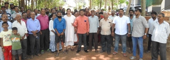 BJP Mandal protests bad state of Curtorim road, urges repairs before rains