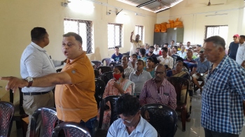 Mandur meeting sees heated discussion over drain works