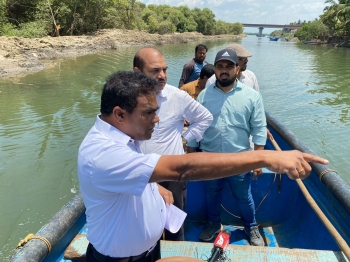 Desilting process of Sal raises fears of flooding