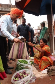 Sawant goes on whirlwind poll campaign in Belagavi