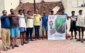 Brahmakarmali villagers undertake cleanliness drive, planting initiative