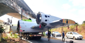 Traffic disrupted for hours as heavy vehicle struggles to maneuver at Balli underpass