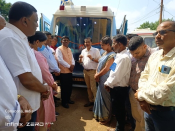Social organisations gift ambulance to Canacona