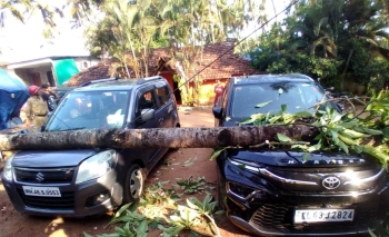 Thunderstorms lash Canacona; disrupt power, damage property