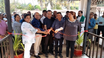 Servicing room, various works around Agassaim church cemetery opened