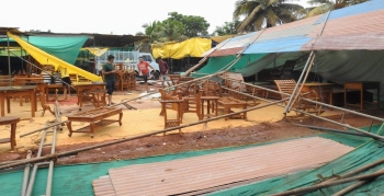 Old market fair faces the brunt, furniture stalls most affected, goods damaged