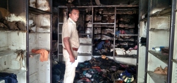 Fire at cloth shop in Ponda caused likely due to inverter
