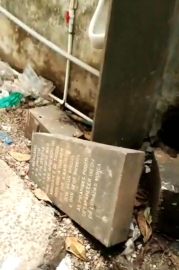 Stones with names dumped near urinal at Lohia Maidan stirs up hornet’s nest
