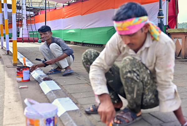 GEARING UP FOR I-DAY CELEBRATIONS