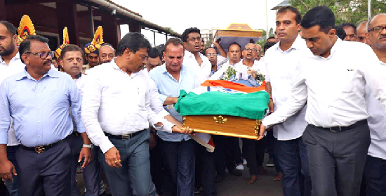 Thousands bid tearful farewell to Taleigao MLA