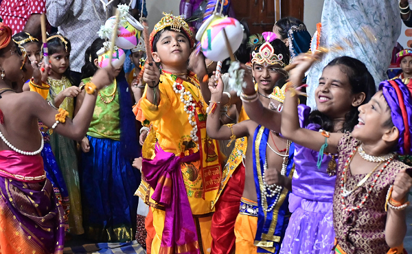 LITTLE KRISHNAS IN ACTION