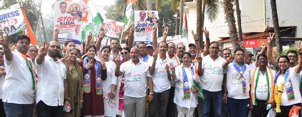 Party signals Benaulim comeback after 27 years as yatra draws huge response