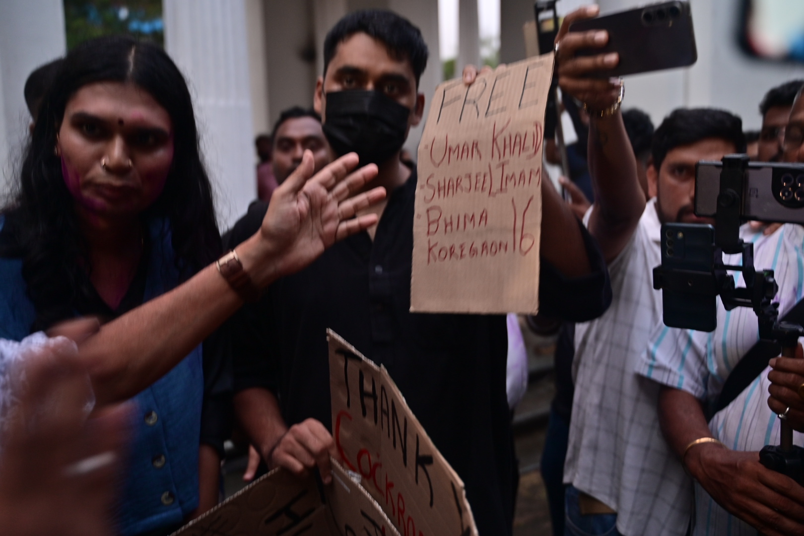 ‘Free Umar Khalid’ placard lands youth in police custody